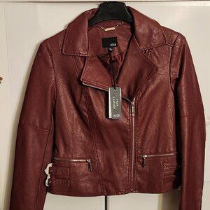 Faux leather jacket